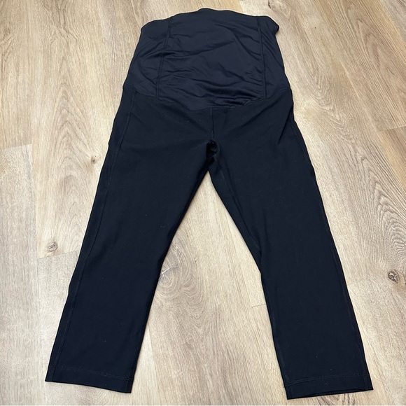 Isabel Maternity by Ingrid & Isabel Black Cropped Leggings size L - Picture 1 of 6